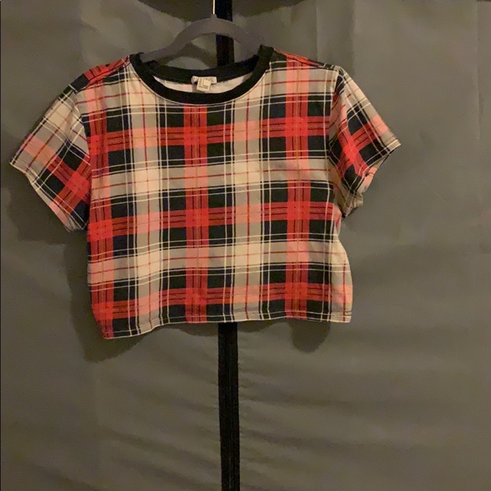 Plaid Crop Top